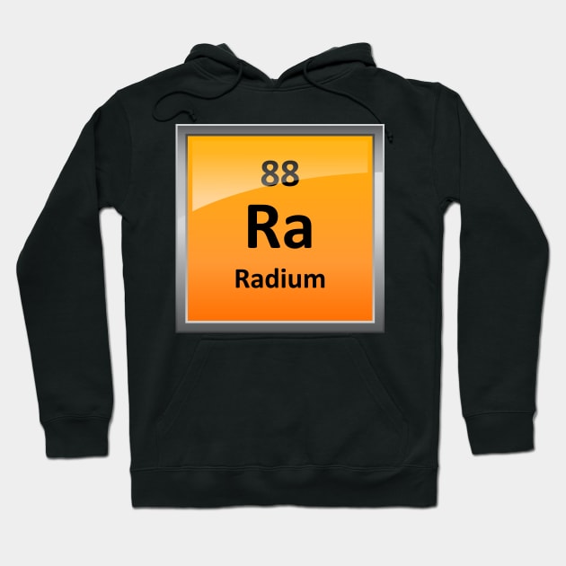 Radium Periodic Table Element Symbol Hoodie by sciencenotes